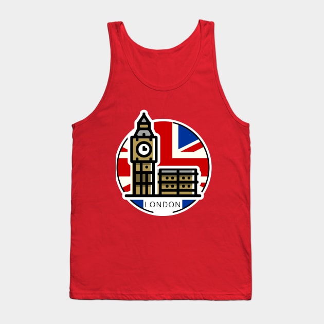 Around the world - London Tank Top by Lionti_design